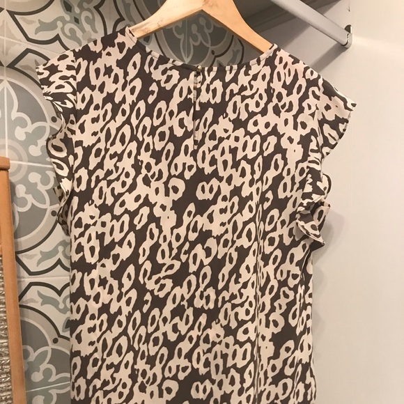 The Limited Animal Print Career Gray Top - Picture 2 of 5